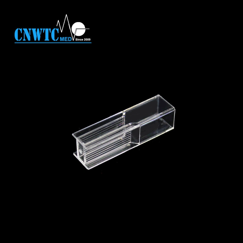 Spectrophotometry 1.5ml Sample Reaction Cup Two Sides Light Plastic Micro Cuvette